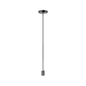 Paulmann Luminaire à suspension LARUS E27 IP44, chrome noir gradable