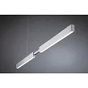Paulmann Luminaire à suspension APTARE LED contrôlable par ZigBee IP20, aluminium brossé gradable