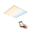 LED Panel VELORA ZigBee TW surfaced mounting, 59.5cm, 230V, 19.5W 2700-6500K 2200lm, dimmable, white matt