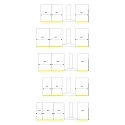 Paulmann Funtion MaxLED 500 Comfort Set Kitchen, 24V DC, 3x 60cm, 13W 2700K 245lm , with Touch sensor, silver