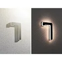 Numéros de maison lumineux solaires avec batterie, indirect IP44