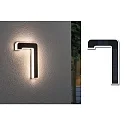Numéros de maison lumineux solaires avec batterie, indirect IP44