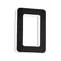 Numéros de maison lumineux solaires avec batterie, indirect IP44, noir , blanc mat 