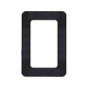 Paulmann Numéros de maison lumineux solaires avec batterie, indirect IP44, noir , blanc mat 