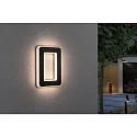 Paulmann Numéros de maison lumineux solaires avec batterie, indirect IP44, noir , blanc mat 