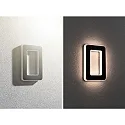 Paulmann Numéros de maison lumineux solaires avec batterie, indirect IP44, noir , blanc mat 