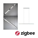 Paulmann Luminaire à suspension LENTO contrôlable par ZigBee IP20, chromé mat gradable