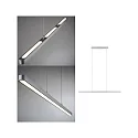 pendant luminaire LENTO IP20, chrome matt dimmable