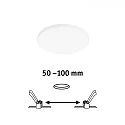 Paulmann recessed luminaire VARIFIT VENULA EDGE IP44, white  8,5W 650 | 1000lm 4000K CRI >80