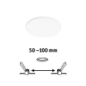 Paulmann recessed luminaire VARIFIT VENULA EDGE IP44, white  8,5W 650 | 1000lm 4000K CRI >80