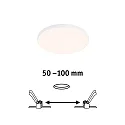 Paulmann Lumière encastrée VARIFIT VENULA EDGE IP44, blanche  8,5W 650 | 1000lm 3000K CRI >80