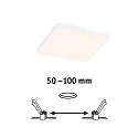 Paulmann Lumière encastrée VARIFIT VENULA EDGE IP44, blanche  8,5W 650 | 1000lm 3000K CRI >80