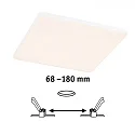 Paulmann Lumière encastrée VARIFIT VENULA EDGE IP44, blanche gradable 17W 1500 | 2000lm 3000K CRI >80