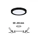 Panneau à LED AREO VARIFIT ON-OFF 118MM rond, réglable, commutable, 8W 1400lm 4000K CRI >80