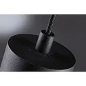 Luminaire à suspension KAME 3STEP-DM cylindrique, dimmable, réglable IP44, mat, noir éclatant gradable