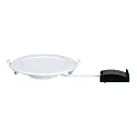 LED Recessed luminaire QUALITY PREMIUM PANEL LED, round, IP44, 1x12W, 2700K, 230V, 170mm, white