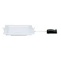 Paulmann LED Recessed luminaire QUALITY PREMIUM PANEL LED, square, IP44, 1x18W, 4000K, 230V, 220x220mm, white