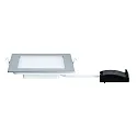 Paulmann LED Recessed luminaire QUALITY PREMIUM PANEL LED, square, IP44, 1x12W, 2700K, 230V, 165x165mm, chrome matt