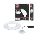 Paulmann Lumière encastrée SORMUS rond, lot de 1 IP65, blanc mat  6,5W 560lm 3000K 100° 100° CRI >80