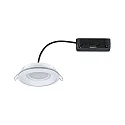 Paulmann Lumière encastrée SORMUS rond, lot de 1 IP65, blanc mat  6,5W 560lm 3000K 100° 100° CRI >80