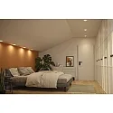 Paulmann Lumière encastrée SORMUS rond, lot de 1 IP65, blanc mat  6,5W 560lm 3000K 100° 100° CRI >80
