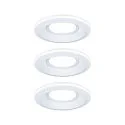 Lumière encastrée SORMUS rond, lot de 3 IP65, blanc mat  3x 6,5W 560lm 3000K 100° 100° CRI >80