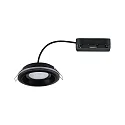 Paulmann Lumière encastrée SORMUS rond, lot de 1 IP65, noir mat  6,5W 560lm 3000K 100° 100° CRI >80