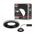 Paulmann Lumière encastrée SORMUS rond, lot de 1 IP65, noir mat  6,5W 560lm 3000K 100° 100° CRI >80