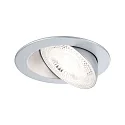 Paulmann Spot AUMUS rond, lot de 1 IP20, chromé mat gradable
