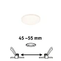 Paulmann Panneau à LED VELUNA VARIFIT LED rond, réglable, 6W 360lm 3000K CRI >80