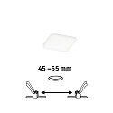 Paulmann Panneau à LED VELUNA VARIFIT LED rond, réglable, 6W 400lm 4000K CRI >80
