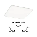 Paulmann Panneau à LED VELUNA VARIFIT LED rond, réglable, 20W 1500lm 4000K CRI >80