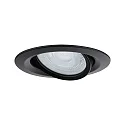 Paulmann Lumière encastrée NOVA PLUS pivotant GU10|GU5,3 IP65, noir mat gradable