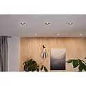 Paulmann Set of 3 Recessed luminaire CHOOSE, fixed, IP44, 230V, max. 3x 10W Ø5.1cm, black matt