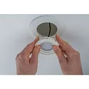 Paulmann Paulmann Recessed luminaires adapter for round installation openings from 75-120mm to 68-70mm+B222, white matt