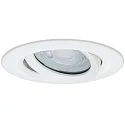 Paulmann Paulmann Recessed luminaire LED Nova, IP65, round, 7W, GU10, set of 3 swiveling, white