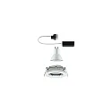 Paulmann Paulmann Recessed luminaire LED Nova, IP65, round, white/chrome, set of 1 swiveling, 7W GU10
