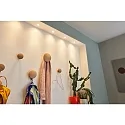 Paulmann Set of 3 Recessed spot LED NOVA MINI PLUS with LED Module, IP23, swivelling, 230V, 4.2W 2700K 300lm 38°, dimmable, iron brushed