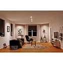 Paulmann Lumière encastrée NOVA LED rigide, lot de 3 GU10 IP44, fer brossé  6,5W 470lm 4000K 36° 36° CRI >80