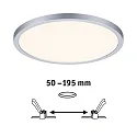 Panneau à LED AREO VARIFIT ZIGBEE TW 230MM rond, Tunable White, contrôlable par ZigBee