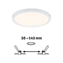 Paulmann Panneau à LED AREO VARIFIT 3-STEP-DIM 175MM rond, dimmable, réglable, gradable 15W 1200lm 3000K CRI > 80