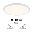 Paulmann Panneau à LED AREO VARIFIT 3-STEP-DIM 230MM rond, dimmable, réglable, gradable 18W 1400lm 3000K CRI > 80
