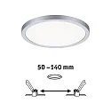 Paulmann Panneau à LED AREO VARIFIT 3-STEP-DIM 175MM rond, dimmable, réglable, gradable 15W 1200lm 4000K CRI > 80