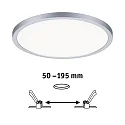 Panneau à LED AREO VARIFIT 3-STEP-DIM 230MM rond, dimmable, réglable, gradable 18W 1400lm 4000K CRI > 80