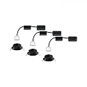 Paulmann Lumière encastrée NOVA MINI COIN lot de 3 IP23, 4W 310lm 2700K 38° 38° CRI >80