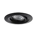 Paulmann Lumière encastrée NOVA MINI PLUS COIN pivotant, lot de 3 IP23, noir mat gradable 4W 310lm 2700K 38° 38° CRI >80