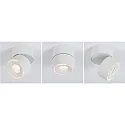 Paulmann Spot SPIRCLE LED rotatif, inclinable IP20, blanc mat 