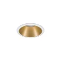 Paulmann Lumière encastrée COLE COIN LED rigide, lot de 3 IP44, or mat, blanche gradable 6,5W 460lm 2700K 100° 100° CRI >80