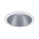 Paulmann Recessed spot LED COLE IP44, fixed, incl. LED COIN Module, 230V, 6.5W 2700K460lm 100°, 3-step dimmable, white / silver
