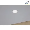 Paulmann Lumière encastrée CYMBAL COIN LED rigide IP20, blanc mat gradable
